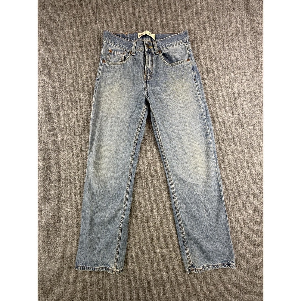 Levis 550 Jeans Boys 16 Slim Blue Relaxed Fit‎ Tapered Denim 26x28 Casual Pants